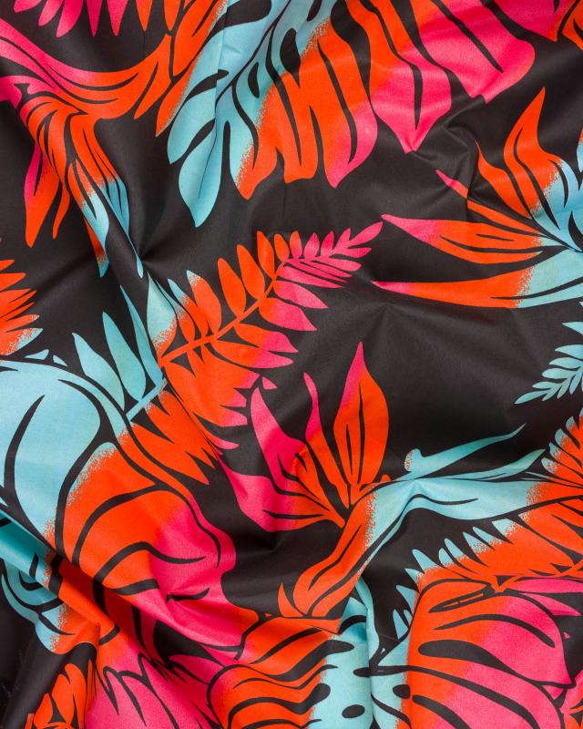 Polynesian fabric HERE Red - Tissushop